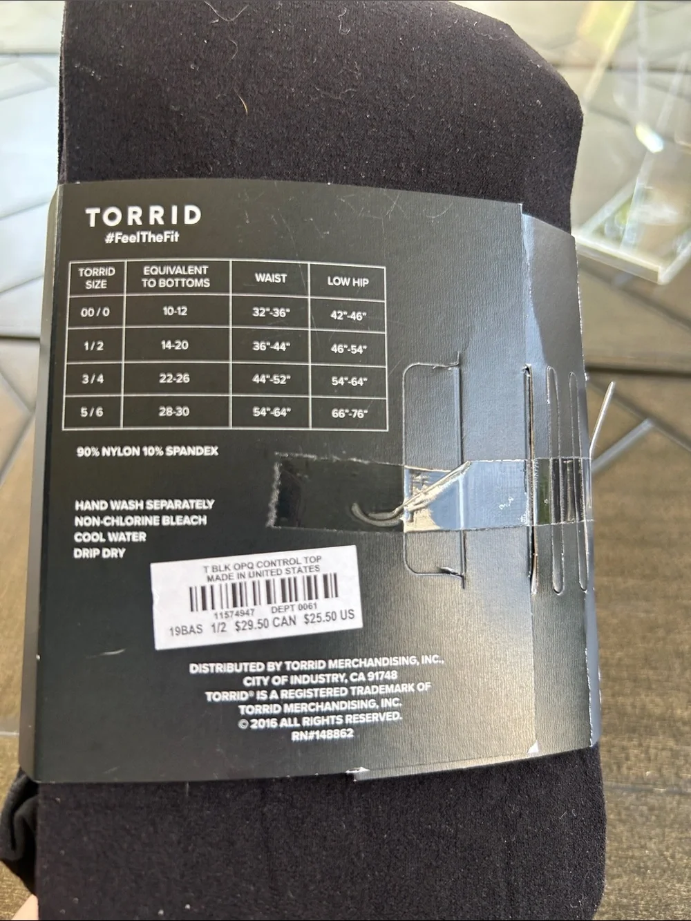 N/A torrid black